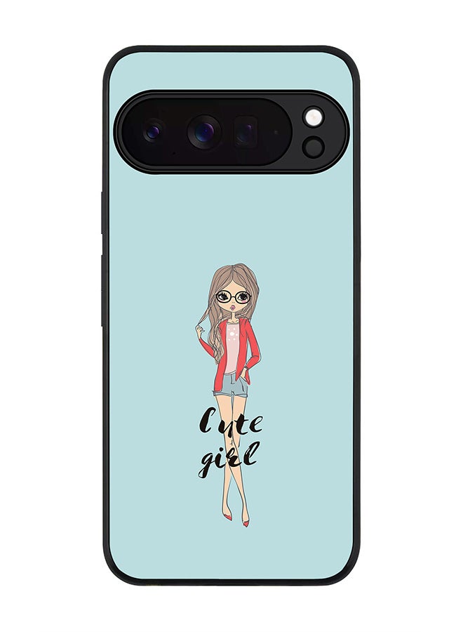 For Google Pixel 10 Pro Case,Slim fit Camera Protection, Shockproof Thin Phone cover  - Dreamer Cute Girl